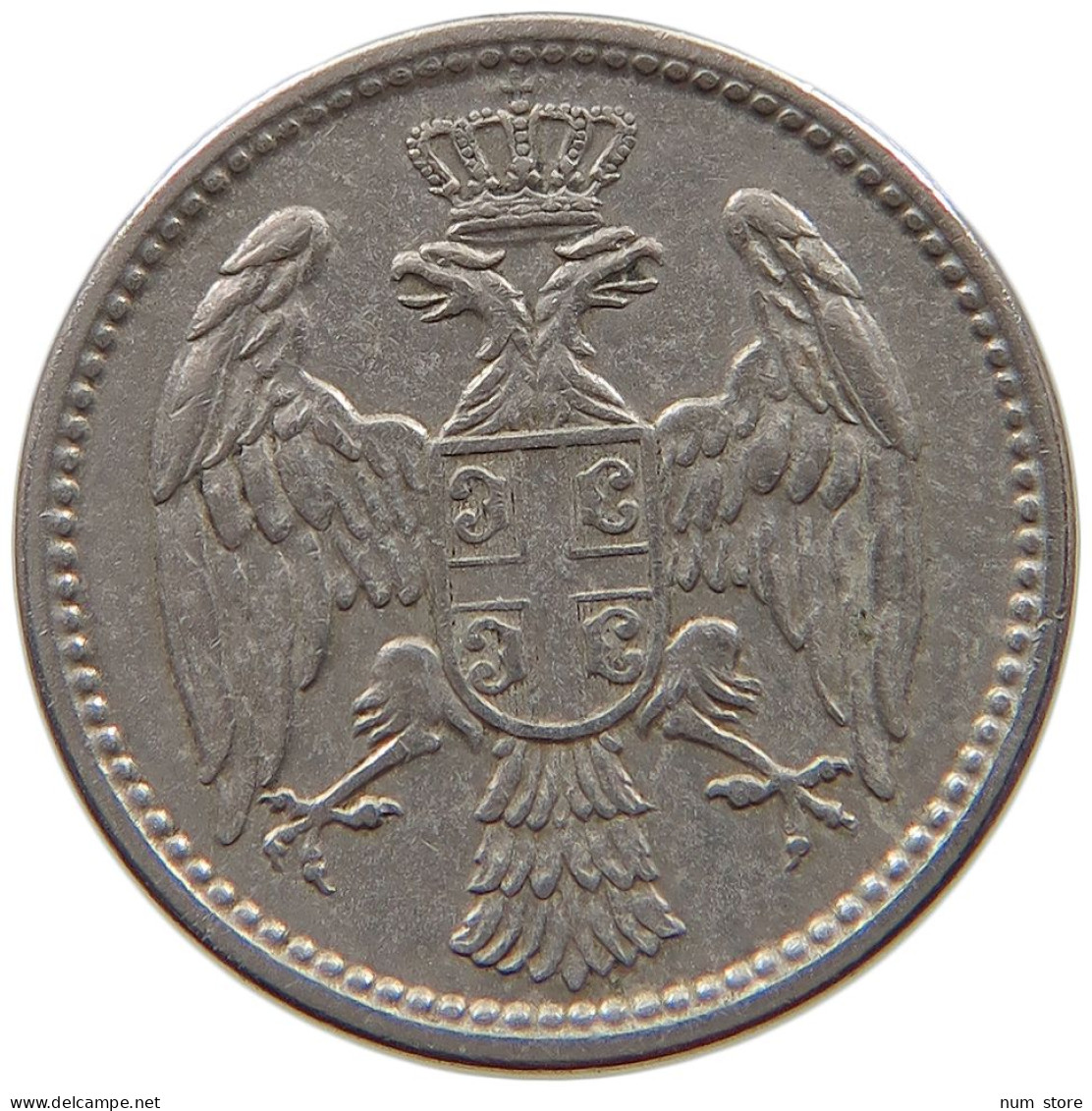 SERBIA 5 PARA 1912 Milan I (1882-1889) Alexander I (1889-1903) Peter I (1903-1918) #a089 0269 - Serbie