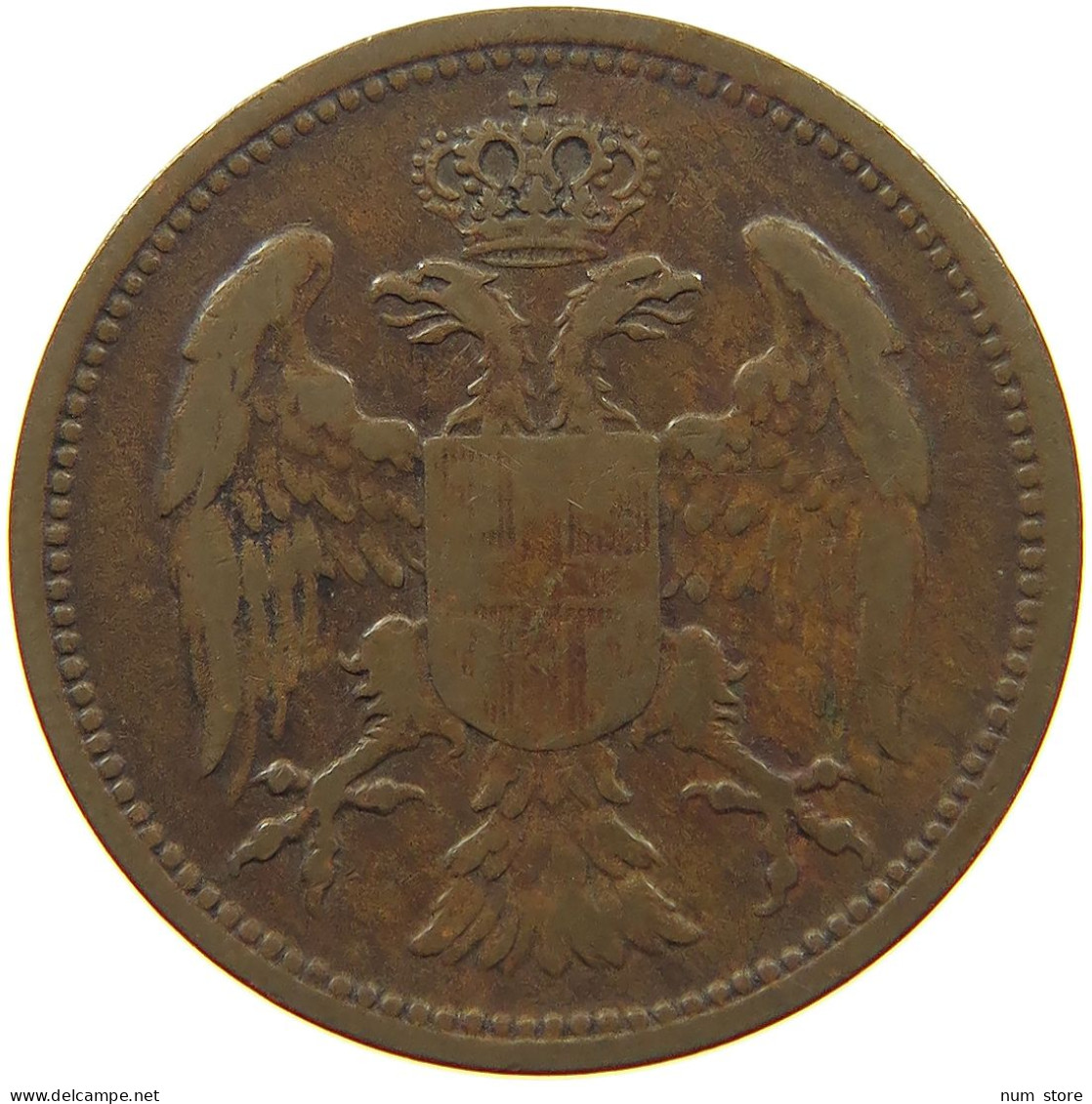 SERBIA 2 PARE 1904 Petar I. (1903-1918) #c082 0419 - Serbie