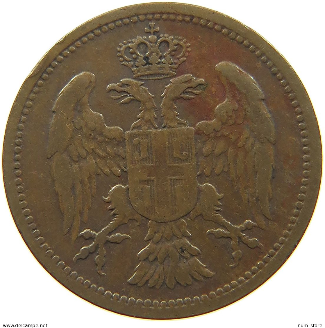 SERBIA 2 PARE 1904 Petar I. (1903-1918) #c082 0413 - Serbien