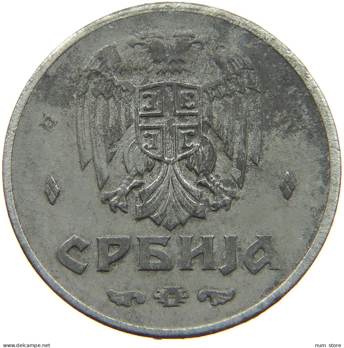 SERBIA 2 DINARA 1942  #c020 0419 - Serbie