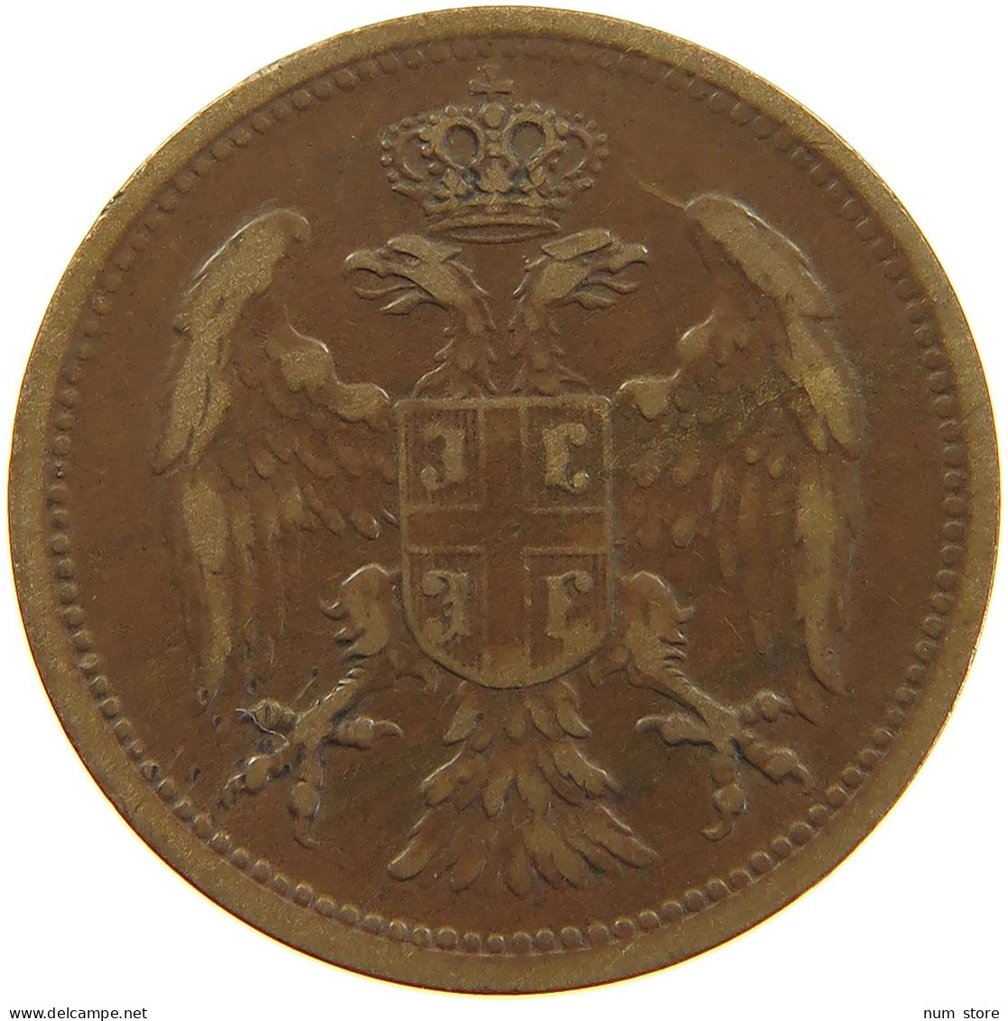 SERBIA 2 PARE 1904 Petar I. (1903-1918) #a066 0719 - Servië