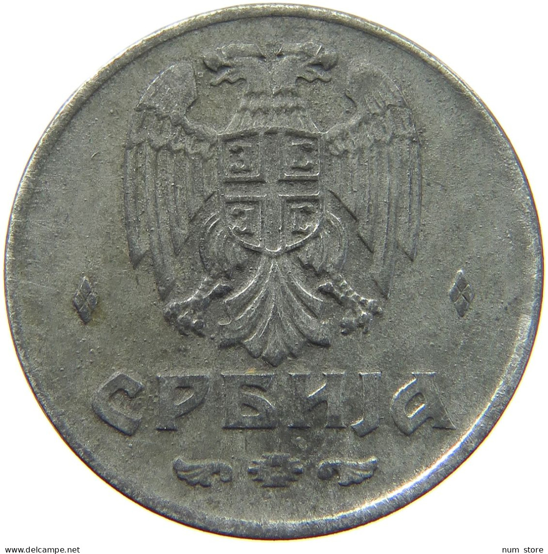 SERBIA 2 DINARA 1942  #c020 0413 - Serbie