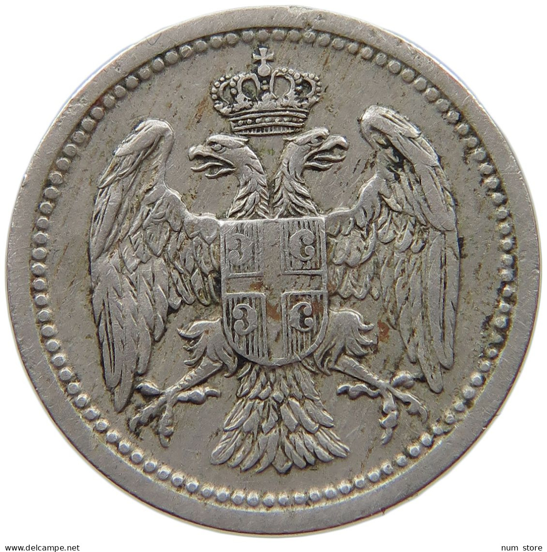 SERBIA 10 PARA 1912 Milan I (1882-1889) Alexander I (1889-1903) Peter I (1903-1918) #s067 0973 - Serbia