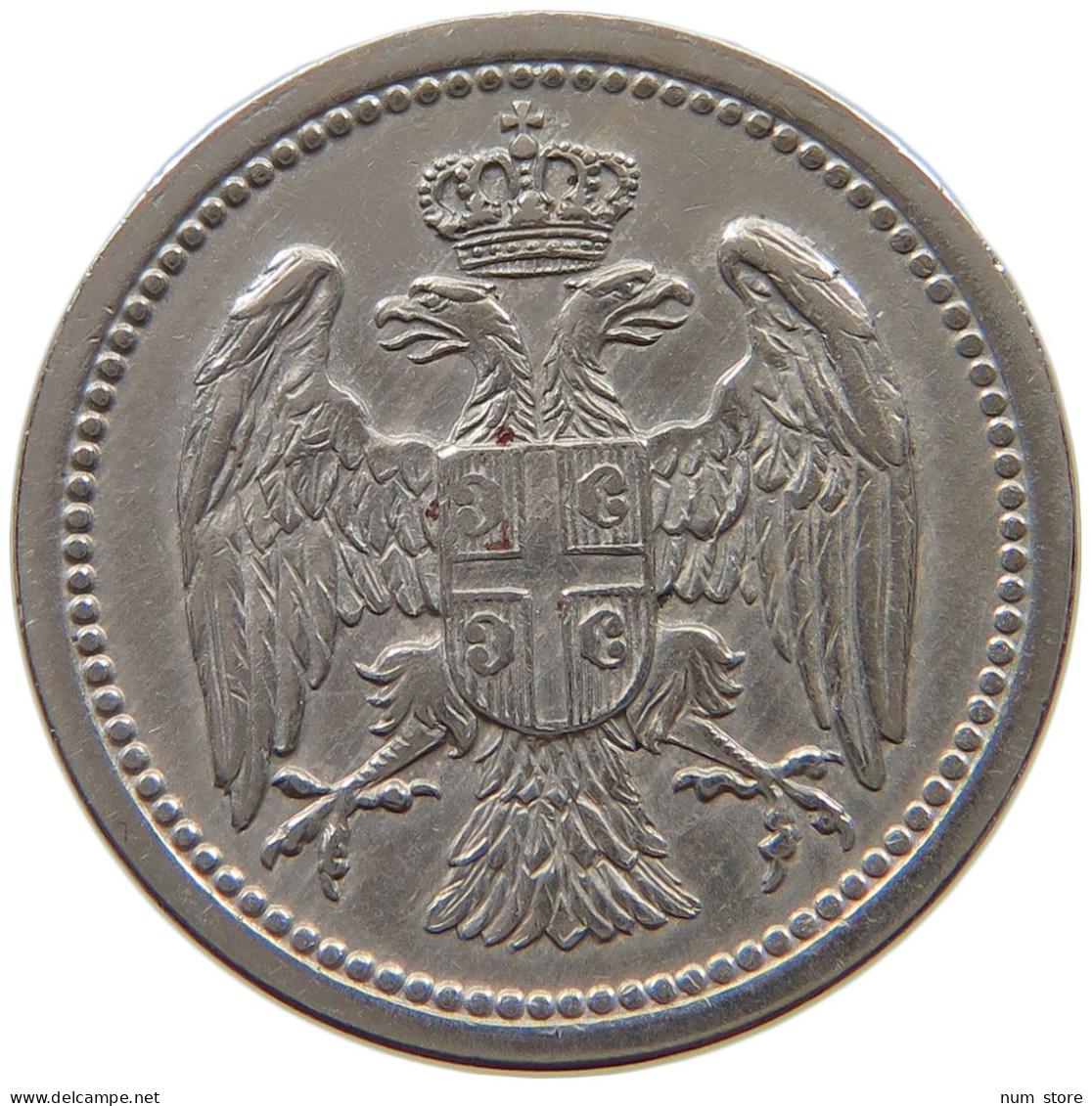 SERBIA 10 PARA 1912 Milan I (1882-1889) Alexander I (1889-1903) Peter I (1903-1918) #a069 0725 - Servië