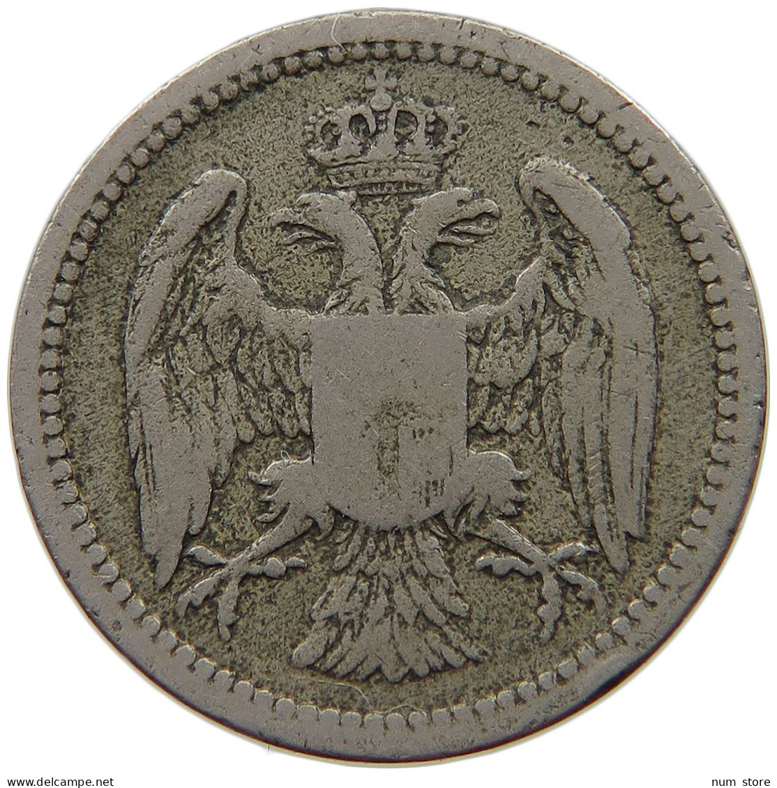 SERBIA 10 PARA 1884 Milan I. (1882-1889) #s067 0975 - Serbia