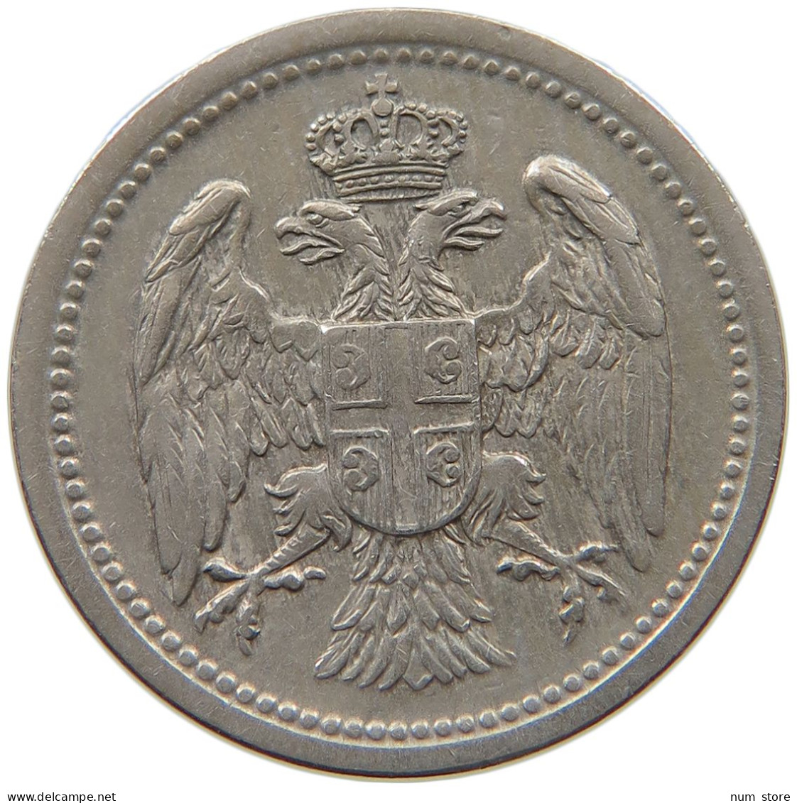 SERBIA 10 PARA 1912 Milan I (1882-1889) Alexander I (1889-1903) Peter I (1903-1918) #a034 0853 - Serbie