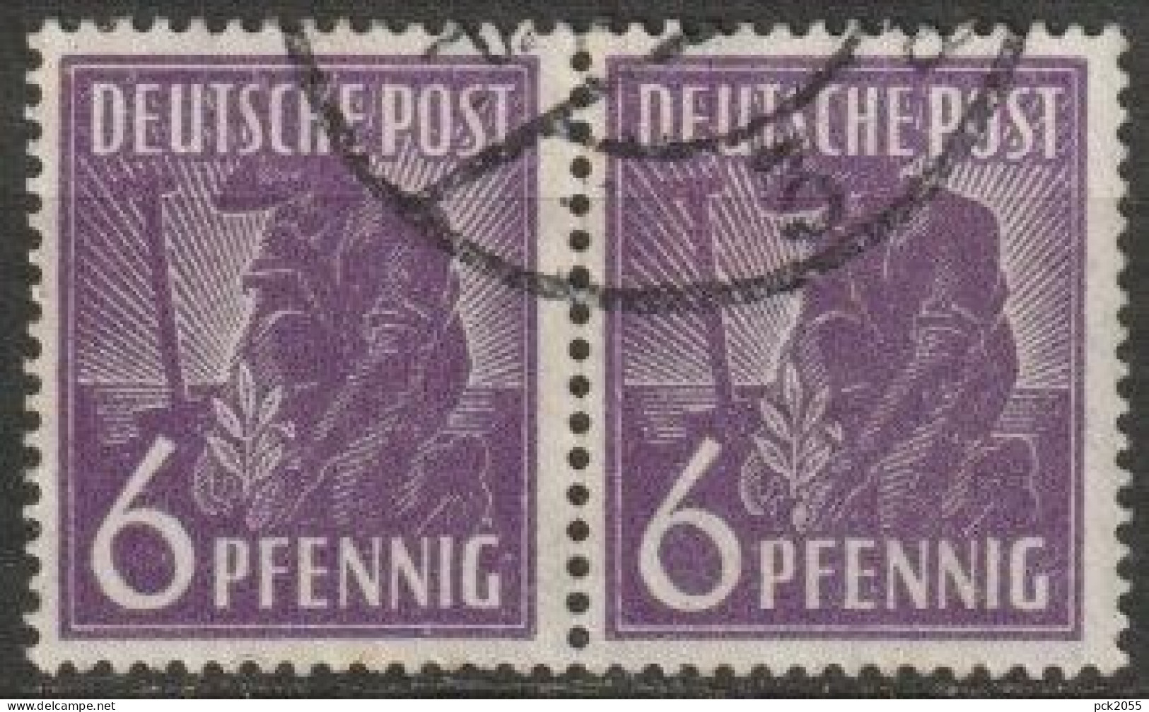 All. Besetzung, Gemeinschaftsausgaben 1947/48 Mi-Nr.944 Paar  O Gestempelt ( A 2153 ) Günstige Versandkosten - Used