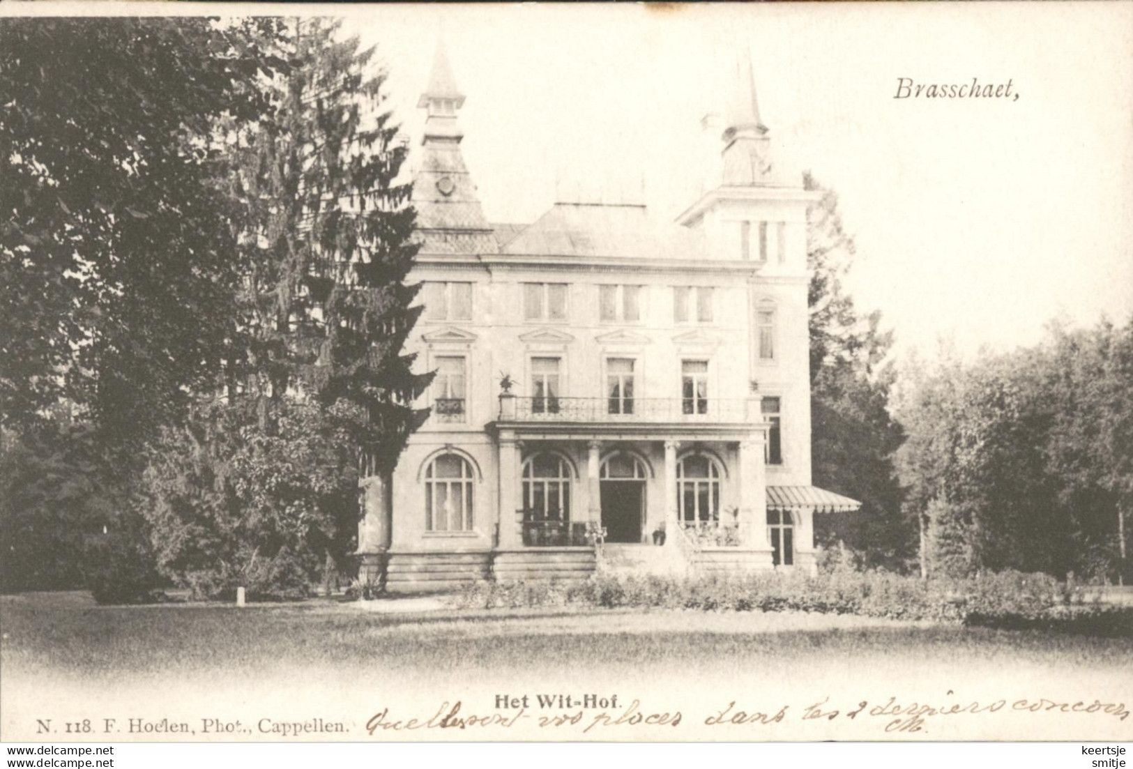 BRASSCHAAT 1902 HET WIT-HOF - HOELEN KAPELLEN 118 - Brasschaat