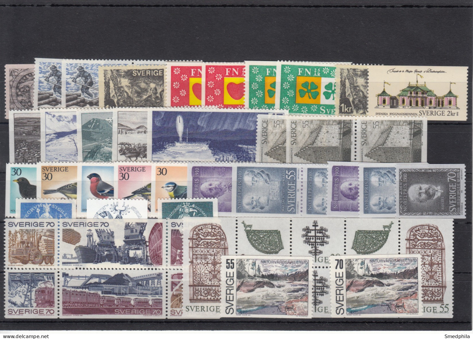Sweden 1970 - Full Year MNH ** - Années Complètes