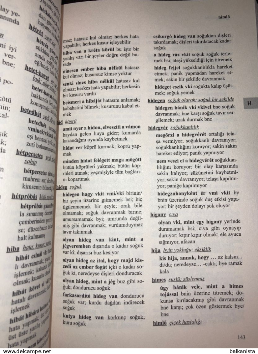 Macarca Turkce Deyimler Sozlugu Hungarian Turkish Idioms Dictionary - Cultura