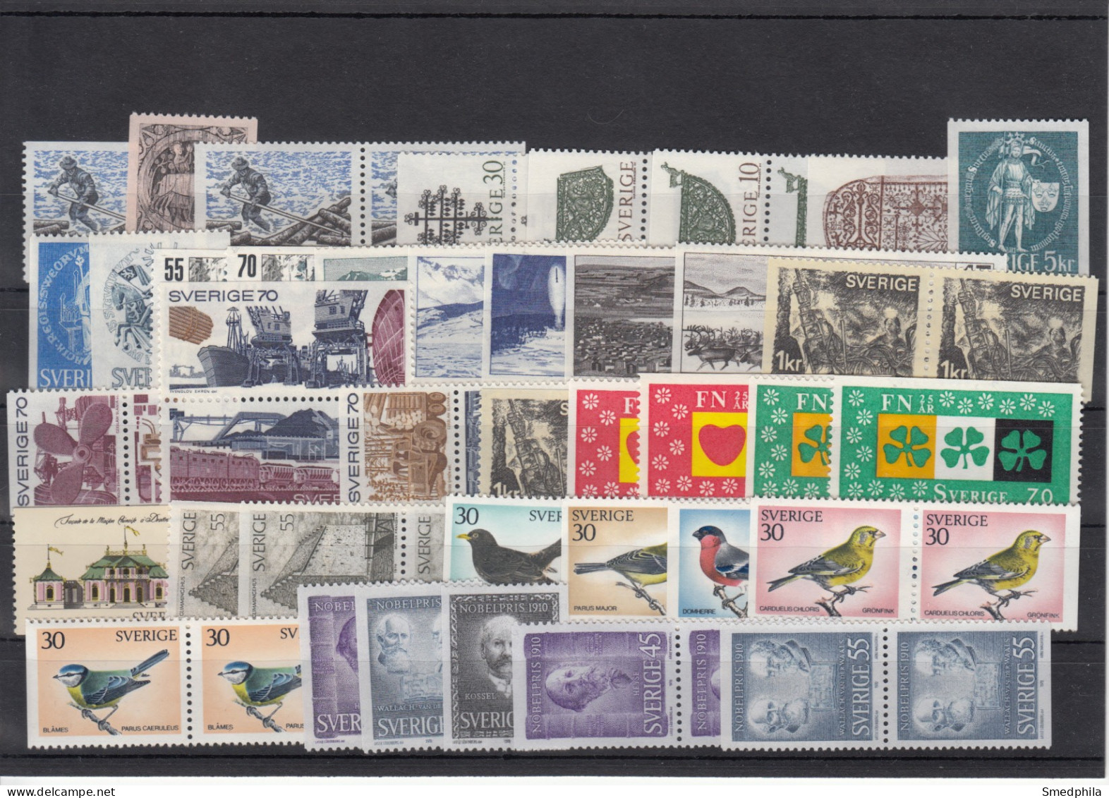 Sweden 1970 - Full Year MNH ** - Annate Complete