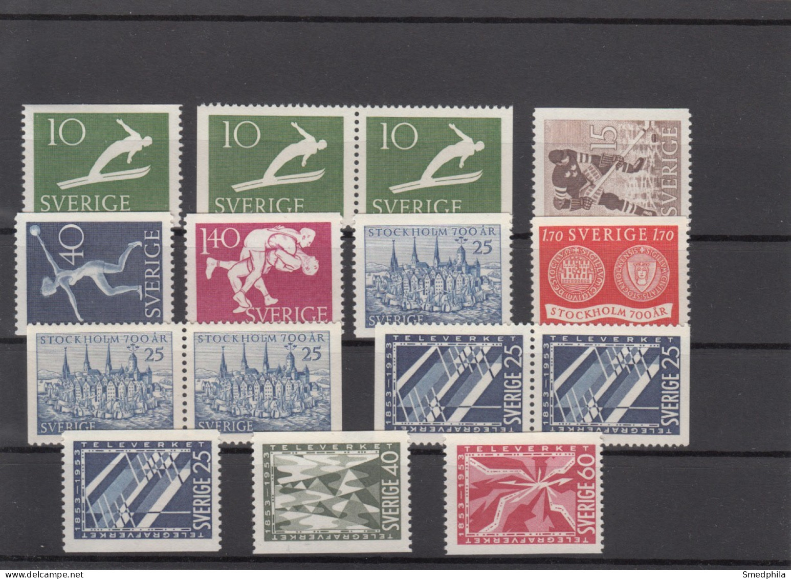 Sweden 1953 - Full Year MNH ** - Komplette Jahrgänge