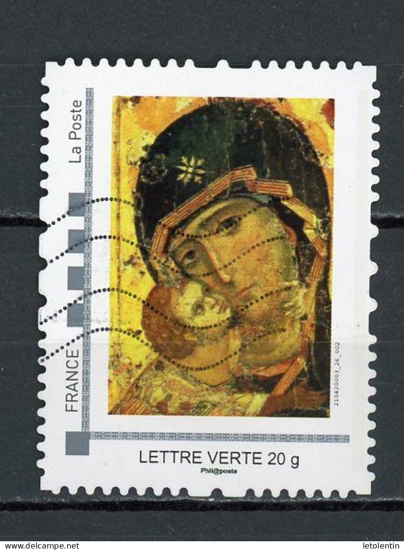 FRANCE - PERSONNALISÉS - VIERGE À L'ENFANT -  N° Yvert 73 (MTAM) OBLI;  LETTRE VERTE 20 G - Used Stamps