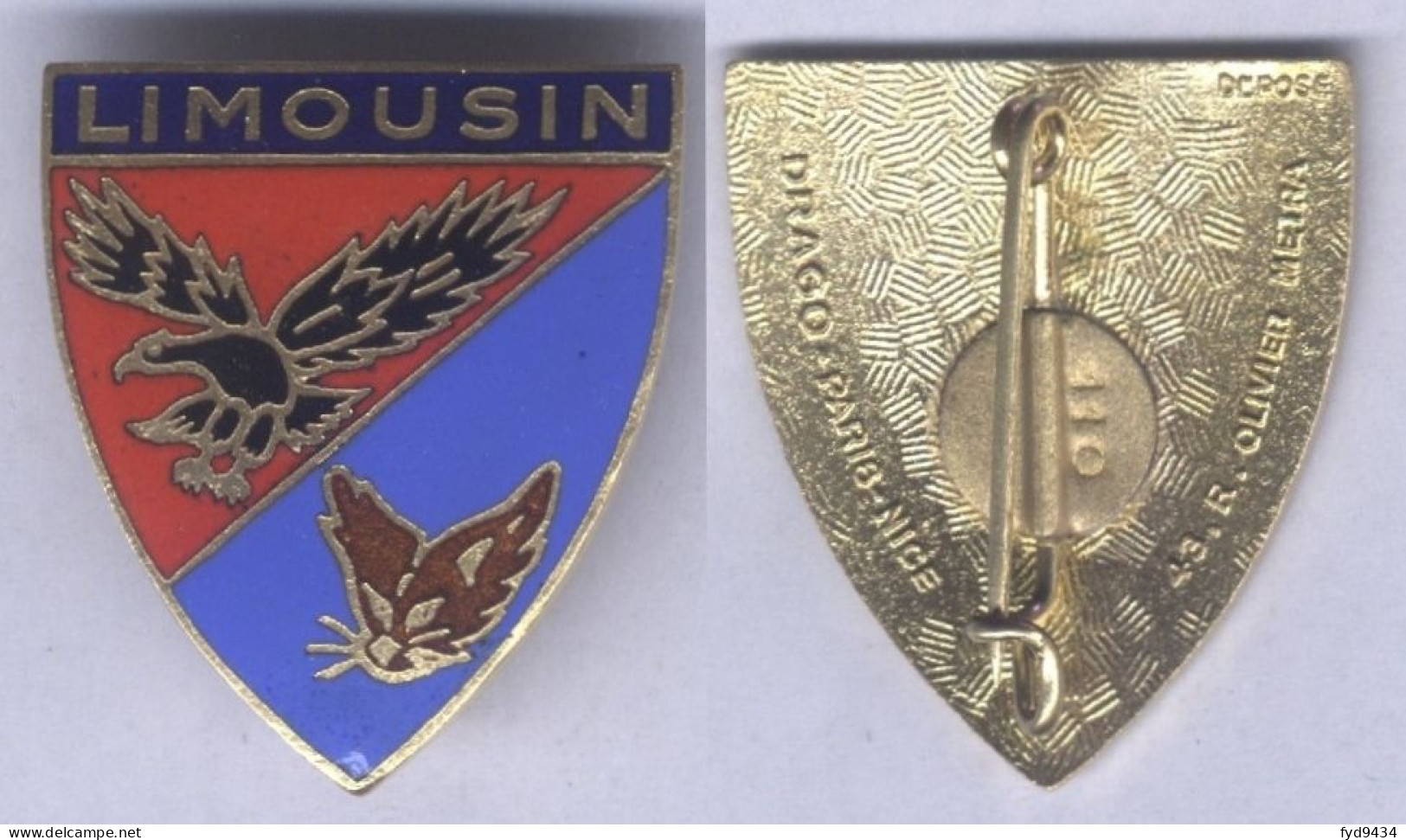 Insigne De L'Escadron De Chasse 4-7 Limousin - Matriculé - Armée De L'air