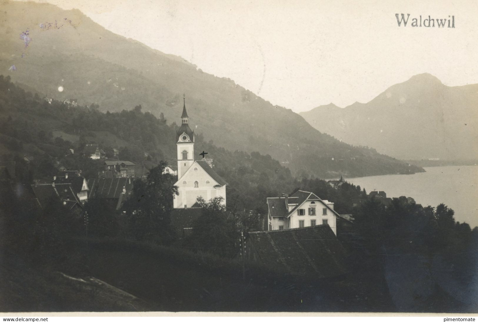 WALCHWIL EGLISE 1923 - Walchwil