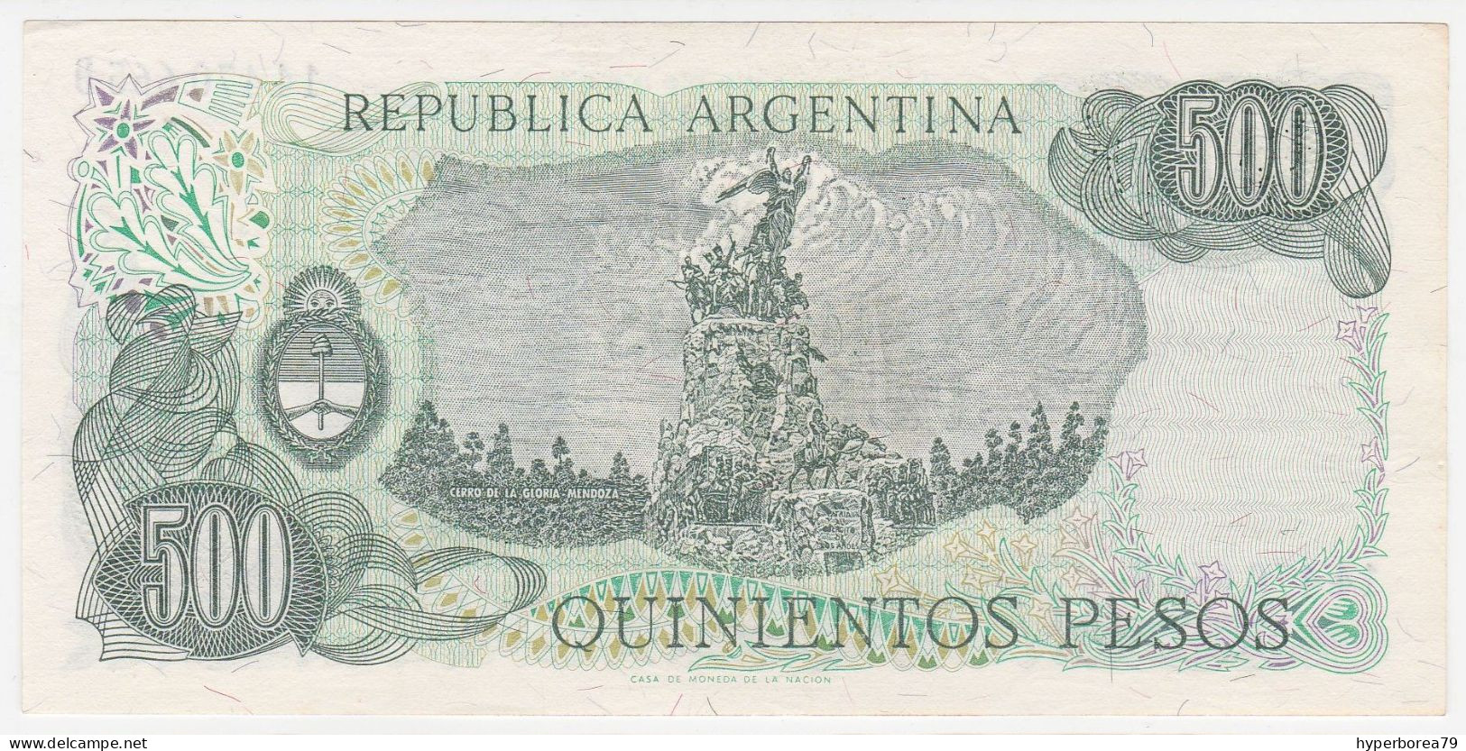 Argentina P 303 C - 500 Pesos 1977 1982 - AUNC - Argentine