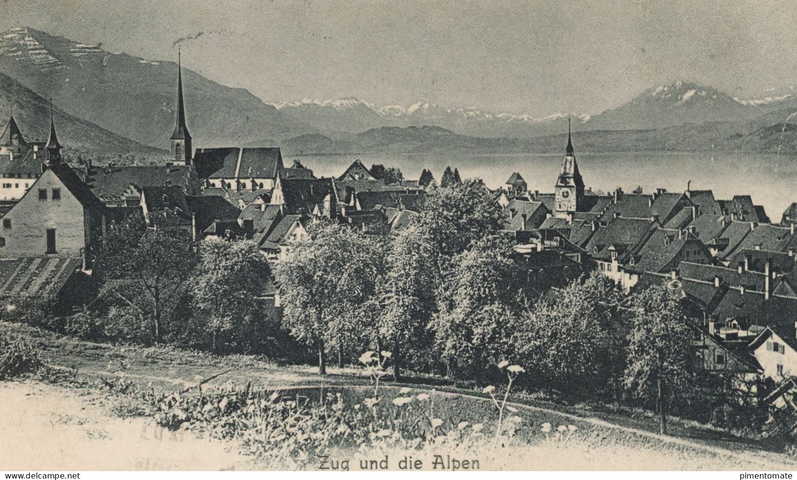 ZUG ZOUG UND DIE ALPEN 1907 - Zoug