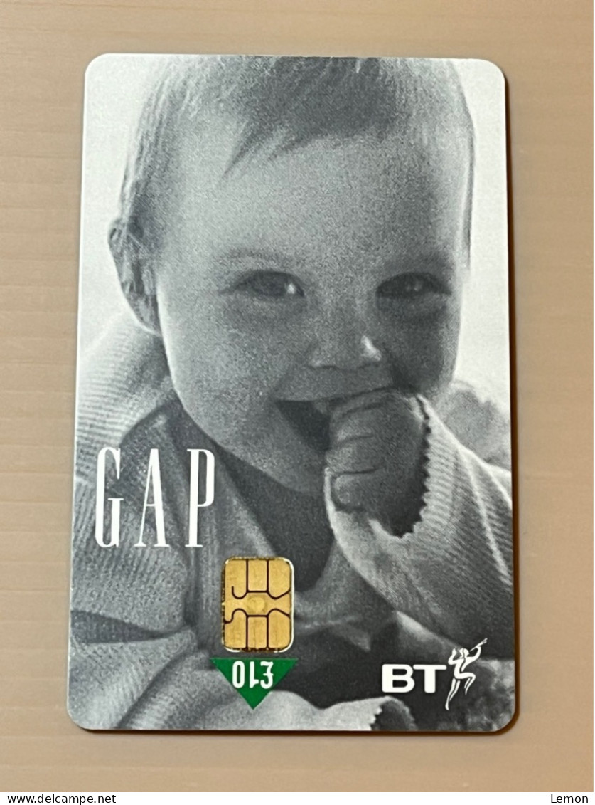 Mint UK United Kingdom British Telecom Chip Phonecard - £10 GAP Baby - Set Of 1 Mint Card - Sonstige & Ohne Zuordnung