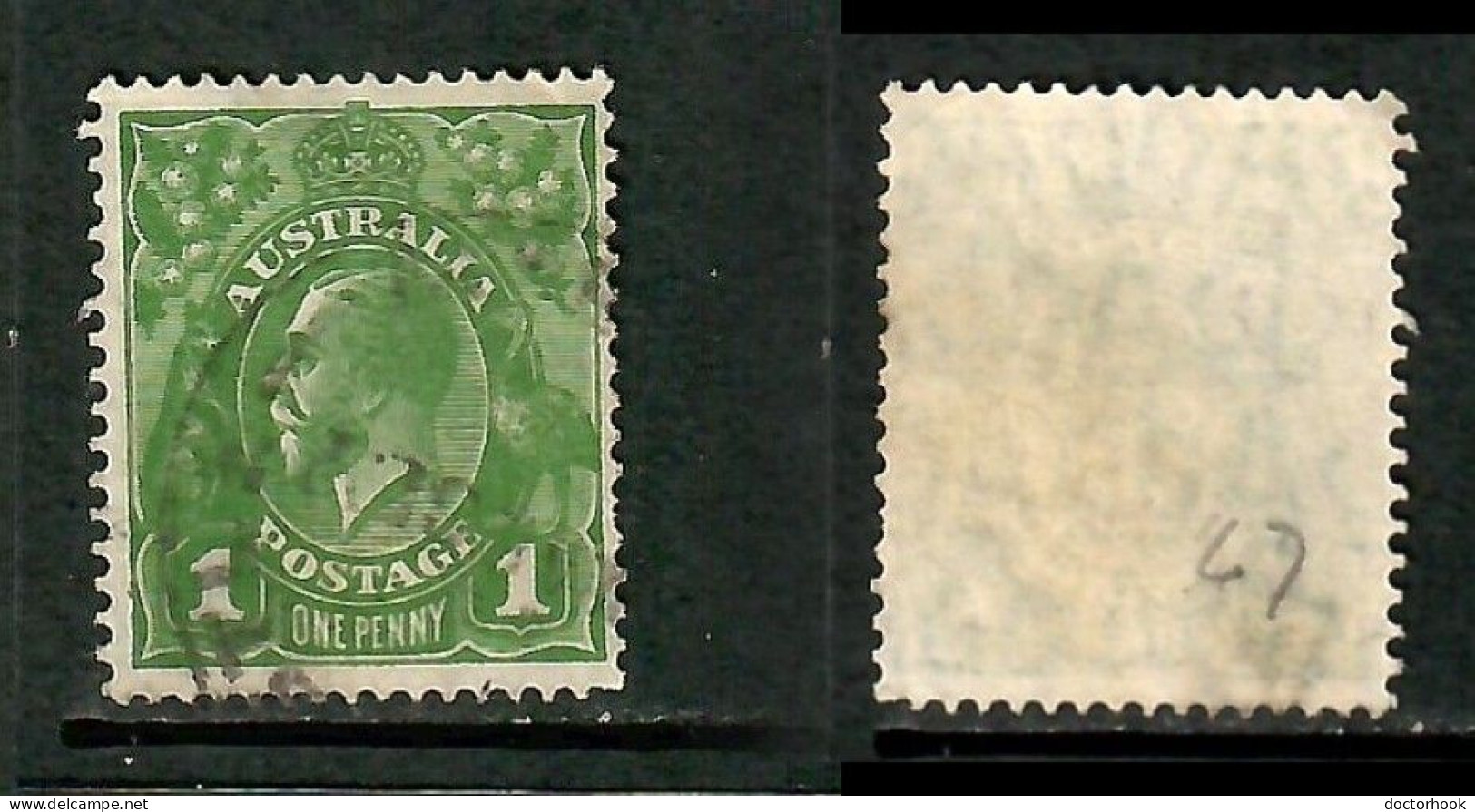 AUSTRALIA   Scott # 67 USED (CONDITION AS PER SCAN) (Stamp Scan # 1001-5) - Gebraucht