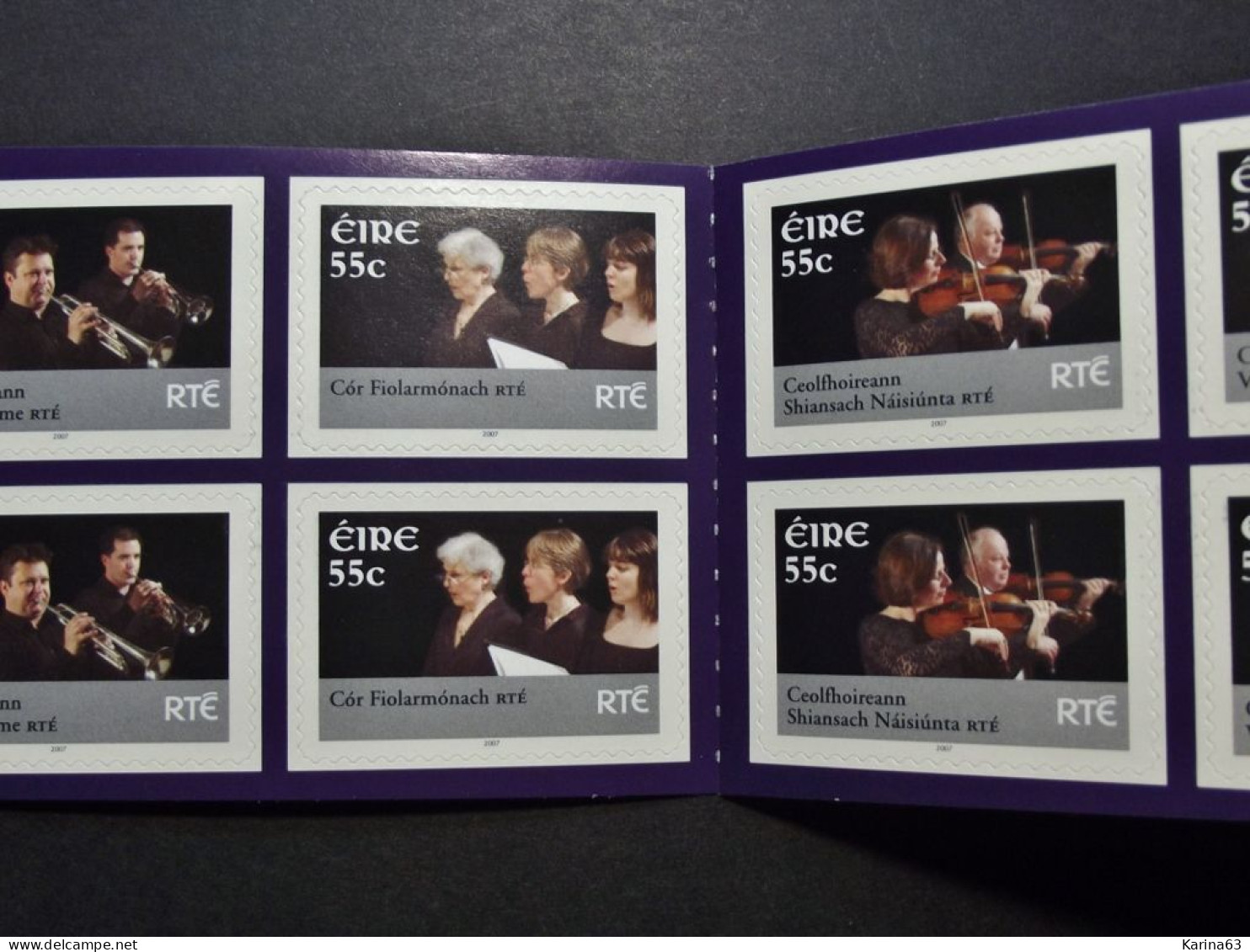 Ireland - Irelande - Eire - 2007 - ( 10 Values ) - Musicians Of National Television And Radio - RTE - MNH - Carnets