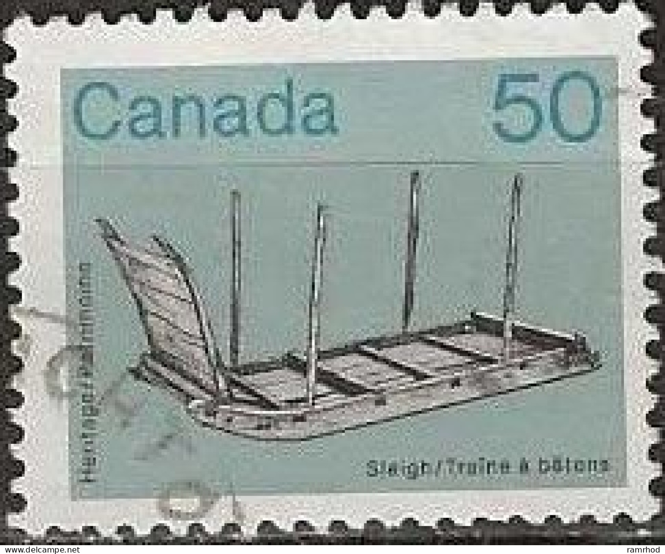 CANADA 1982 Heritage Artefacts - 50c - Sleigh FU - Oblitérés