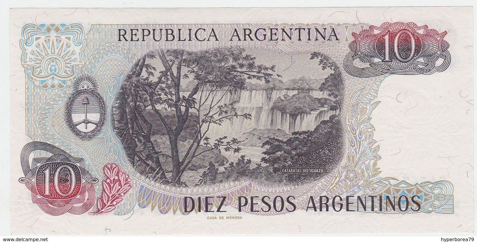 Argentina P 313 - 10 Pesos Argentinos 1983 1985 - AUNC - Argentine