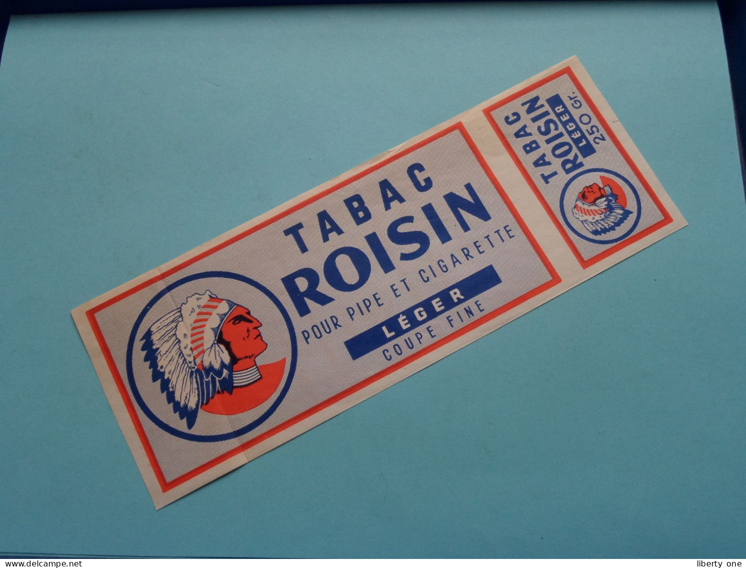 Etiket / Band >> TABAC ROISIN Léger ( Zie / Voir SCANS ) Plier ! - Advertising Items