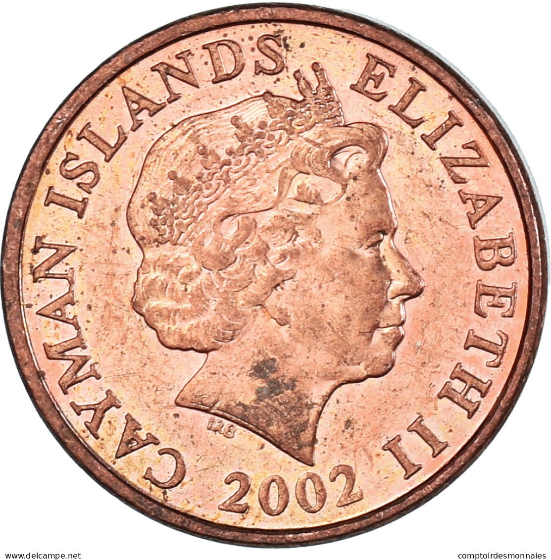 Monnaie, Îles Caïmans, Cent, 2002 - Cayman Islands