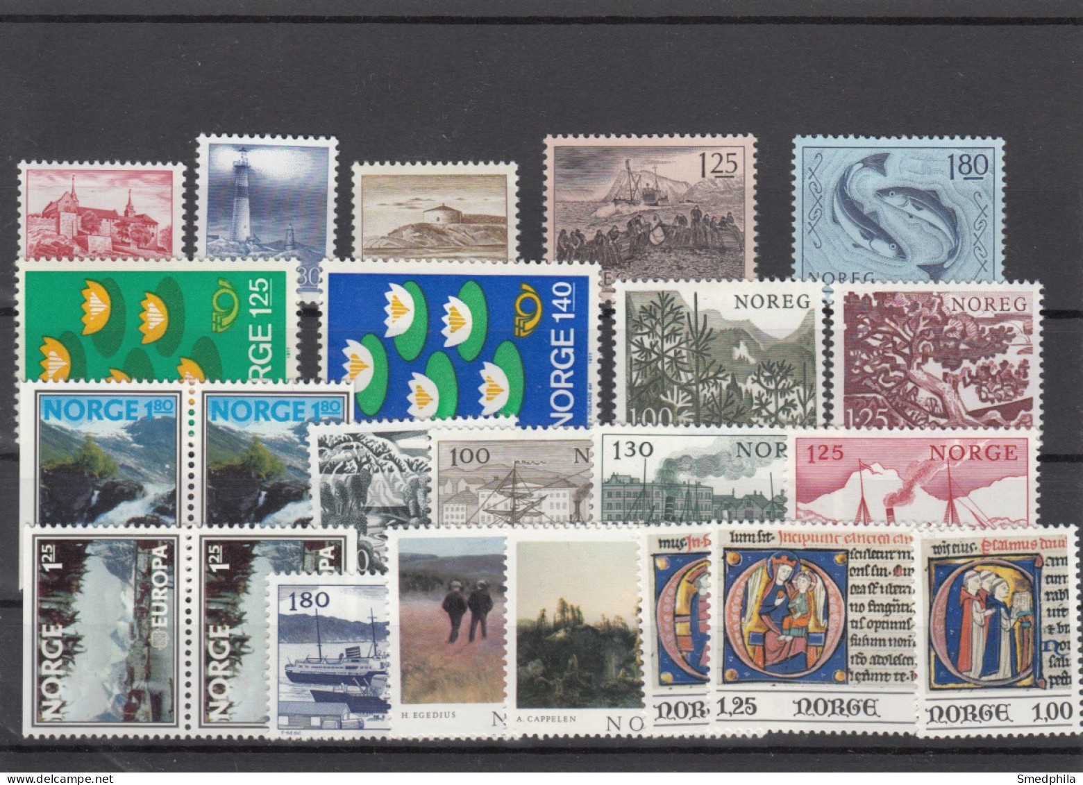 Norway 1977 - Full Year MNH ** - Años Completos