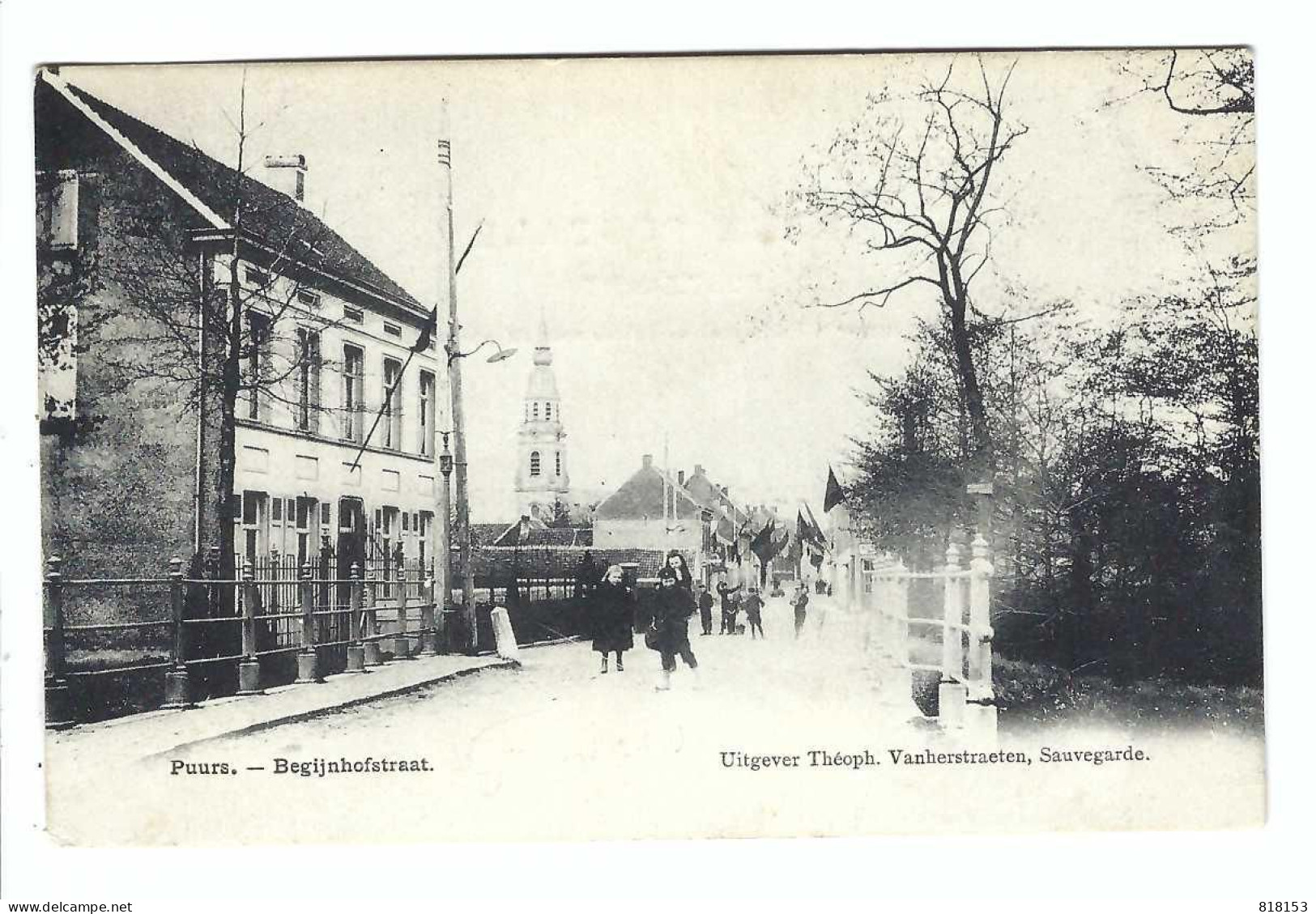 Puurs  -  Begijnhofstraat  1910 - Puurs