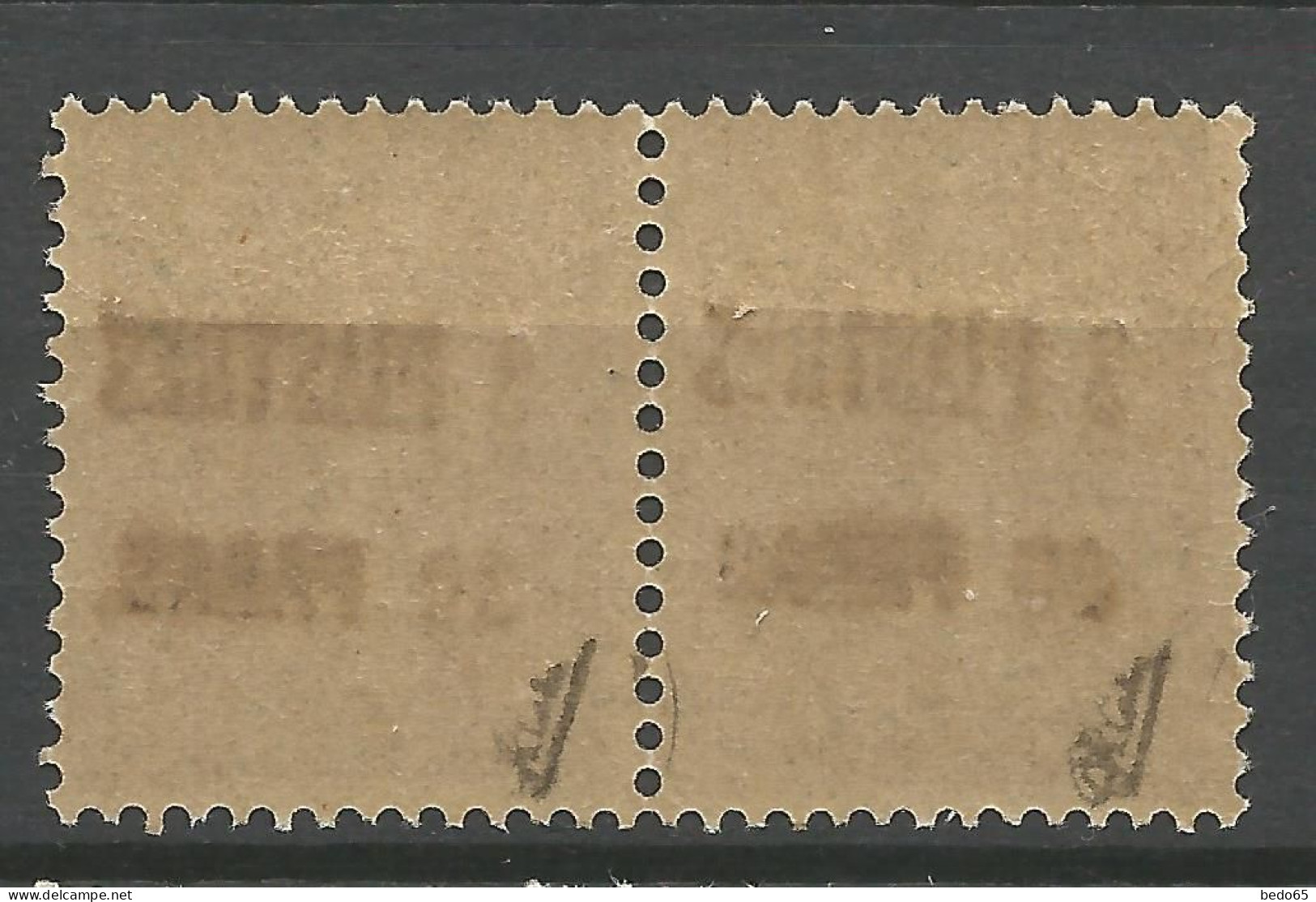 LEVANT PAIRE DE N° 39 Variétée Point Après S De PARAS NEUF** LUXE SANS CHARNIERE  / Hingeless /MNH/ Signé CALVES - Unused Stamps