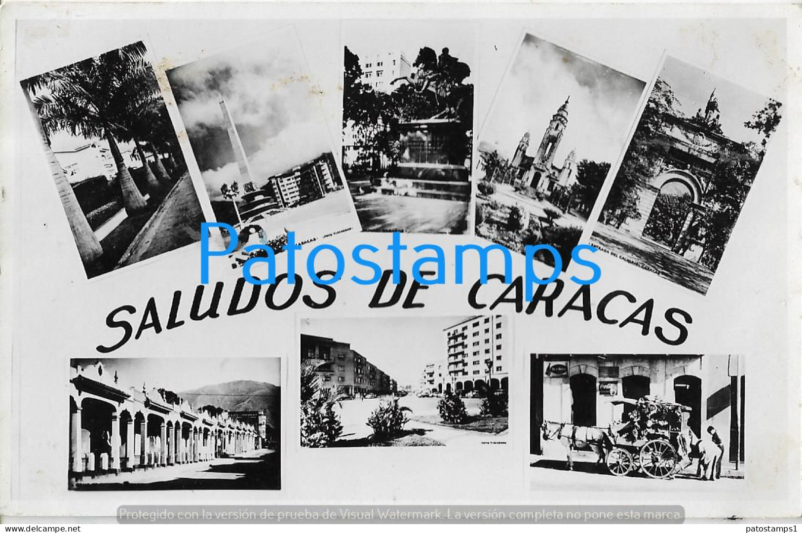 218107 VENEZUELA CARACAS MULTI VIEW POSTAL POSTCARD - Venezuela