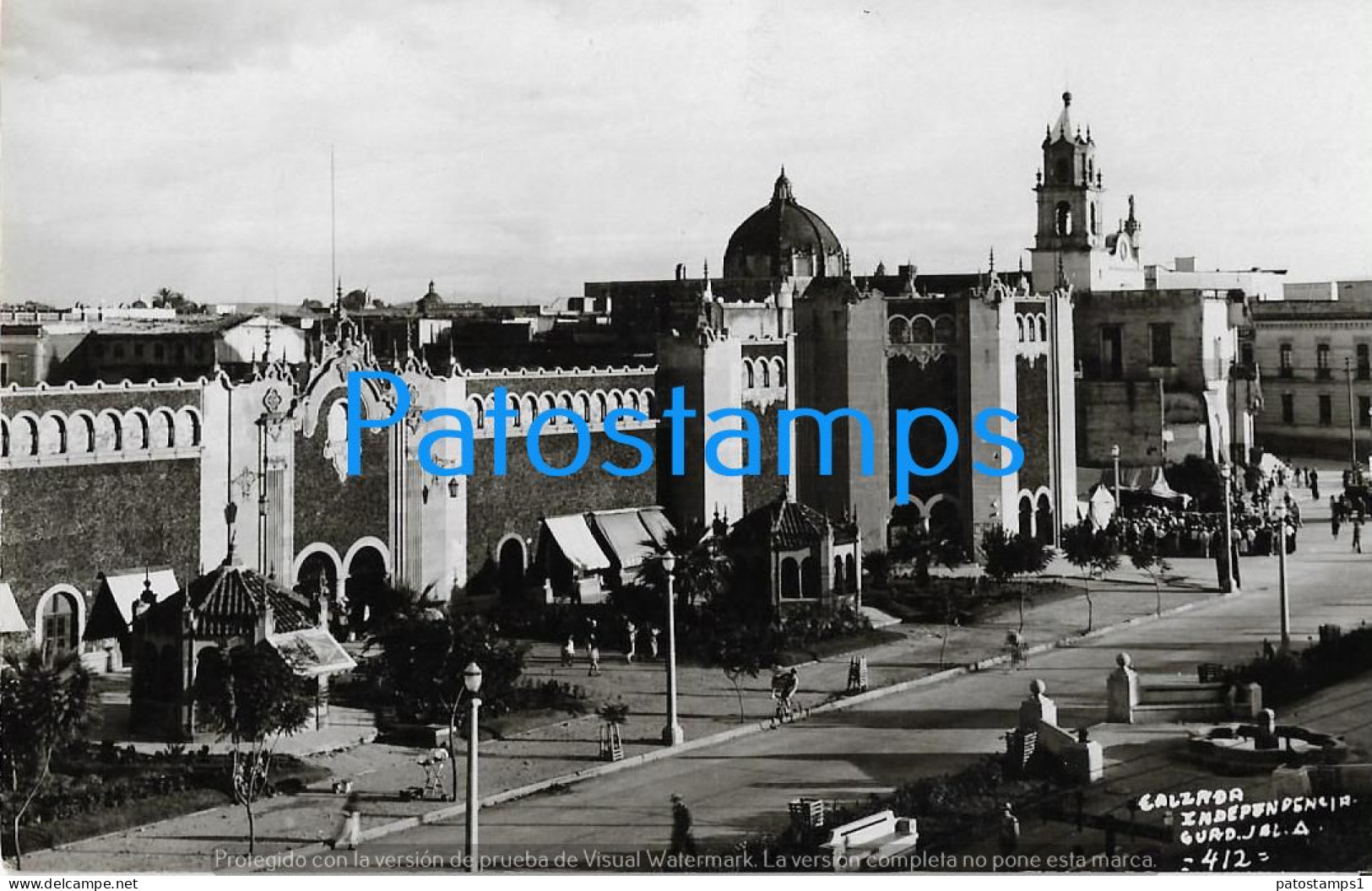 218113 MEXICO GUADALAJARA JALISCO CALZADA INDEPENDENCIA POSTAL POSTCARD - Mexique