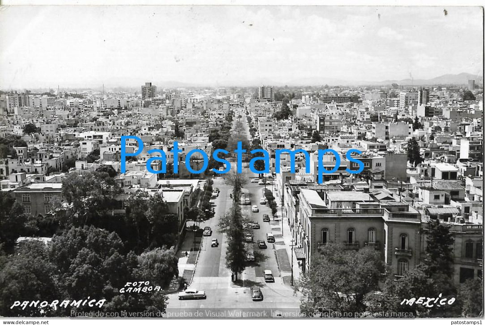 218116 MEXICO HELP VISTA PANORAMICA POSTAL POSTCARD - Mexique