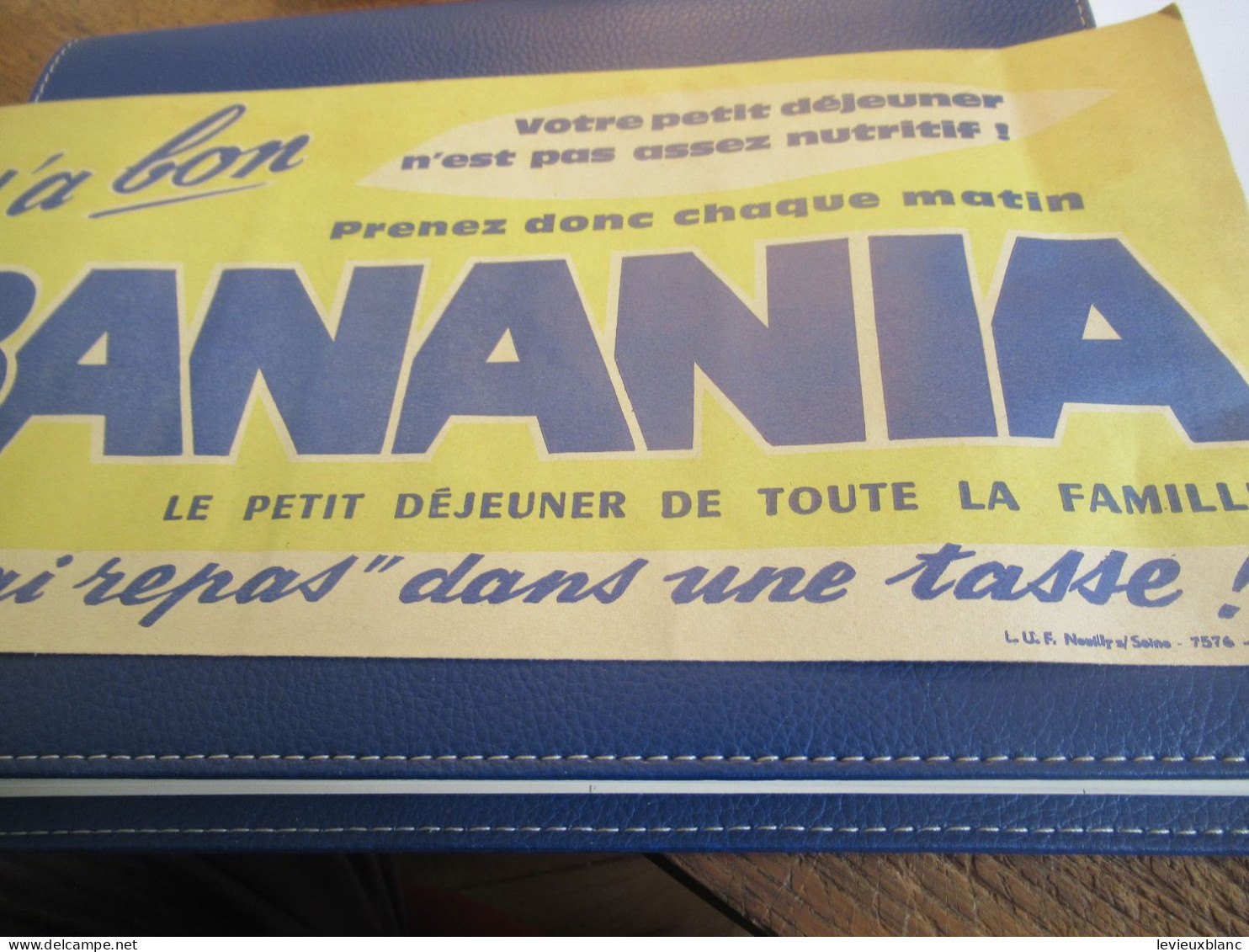 Jeu Publicitaire Ancien / Chapeau De Papier De Tour De France/Prenez Chaque Matin  BANANIA/ Vers 1955-1965    JEU260 - Pubblicitari