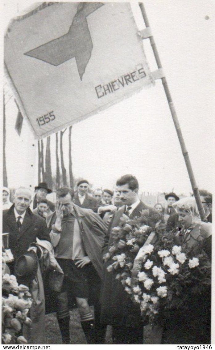 CHIEVRES Carte Photo De 1955  N'a Pas Circulé - Chièvres