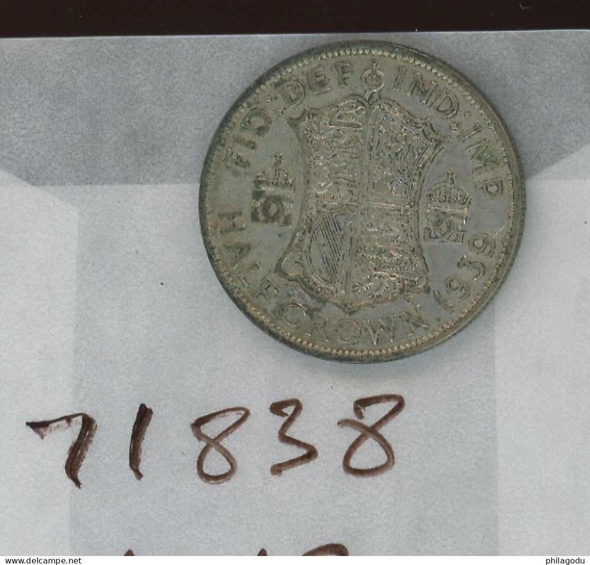 1942  Goerge VI.   Nice Looking Condition - K. 1/2 Crown