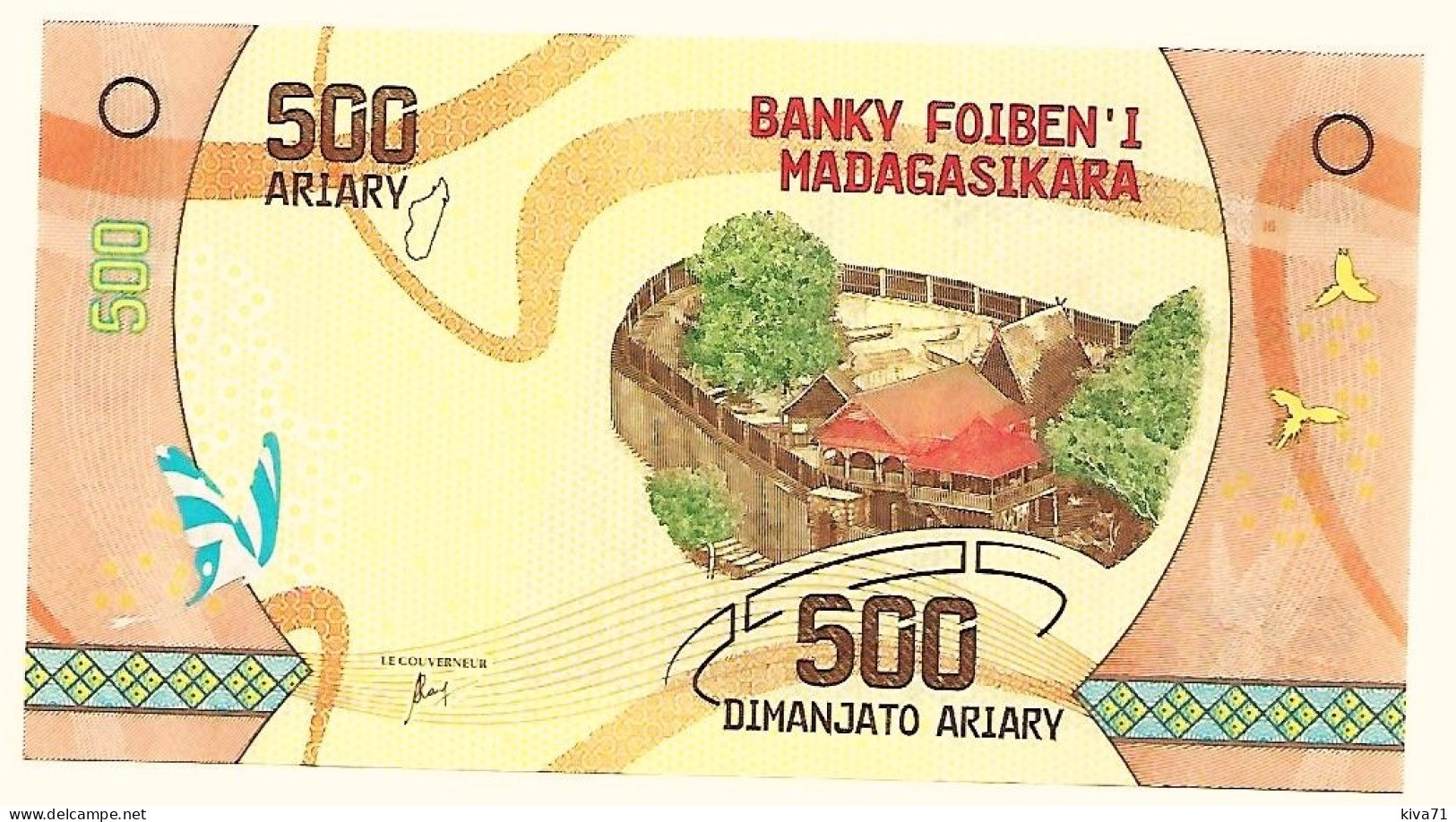 500 Ariary "MADAGASCAR"     2017     Pick99 UNC  Ble 47 - Madagascar