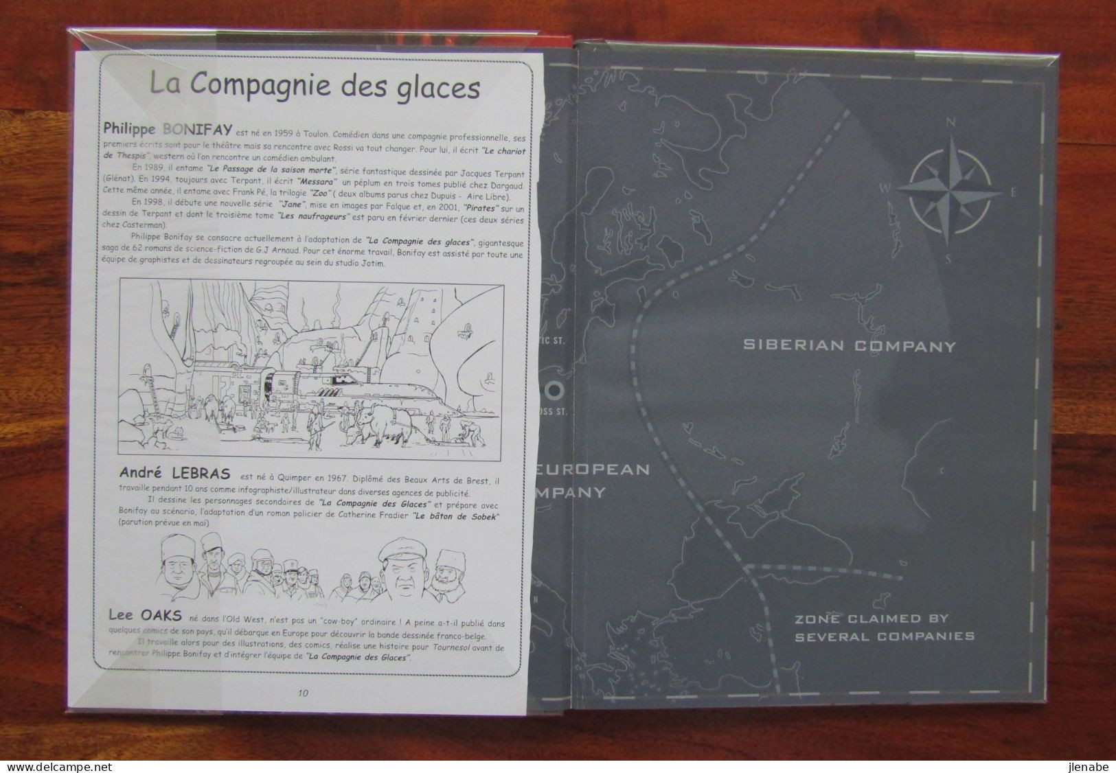 Compagnie Des Glaces ( La ) Tomes 1 EO ( Dédicacée ) Et 2 EO - Widmungen