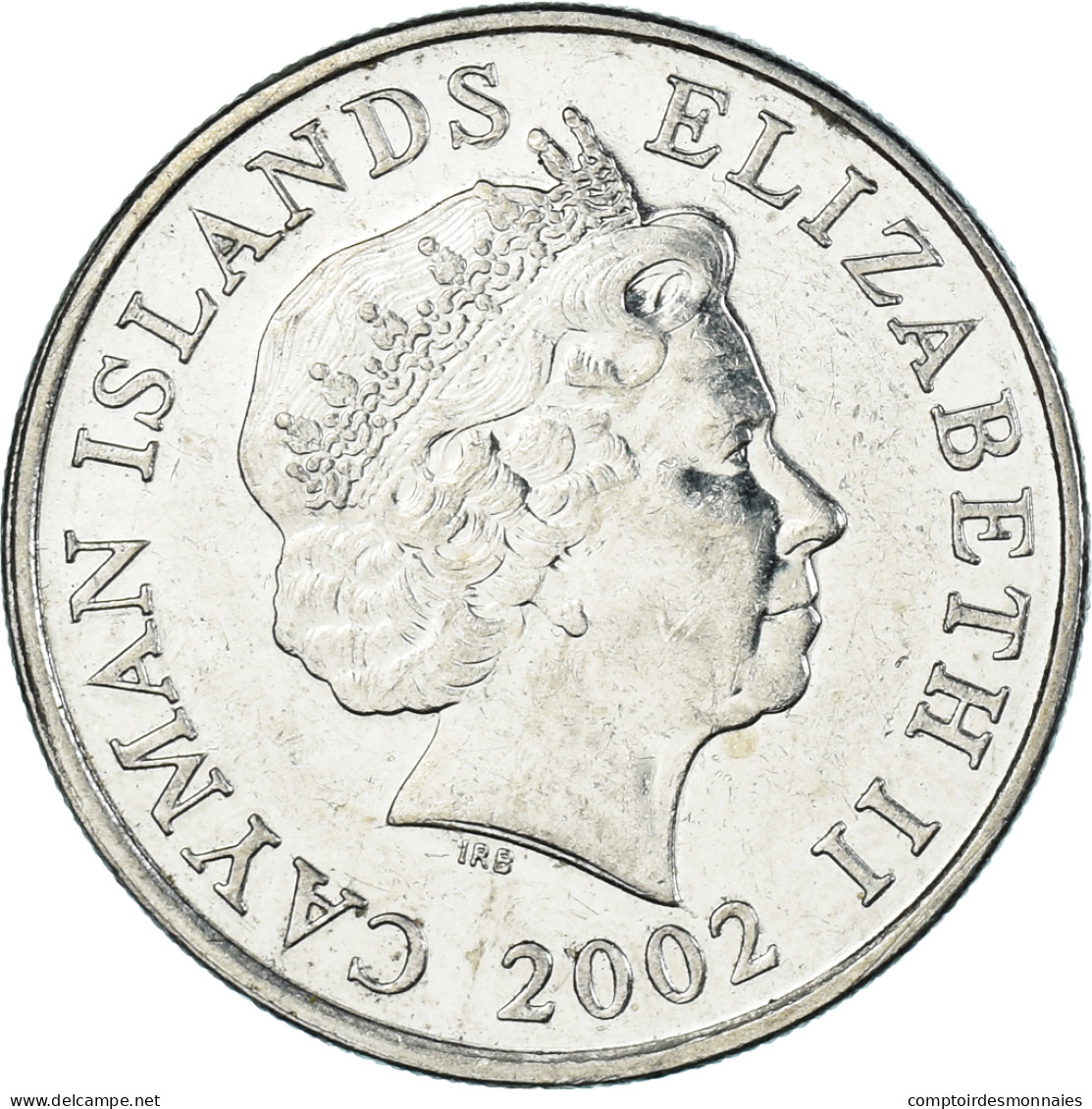 Monnaie, Îles Caïmans, 25 Cents, 2002 - Kaaiman Eilanden