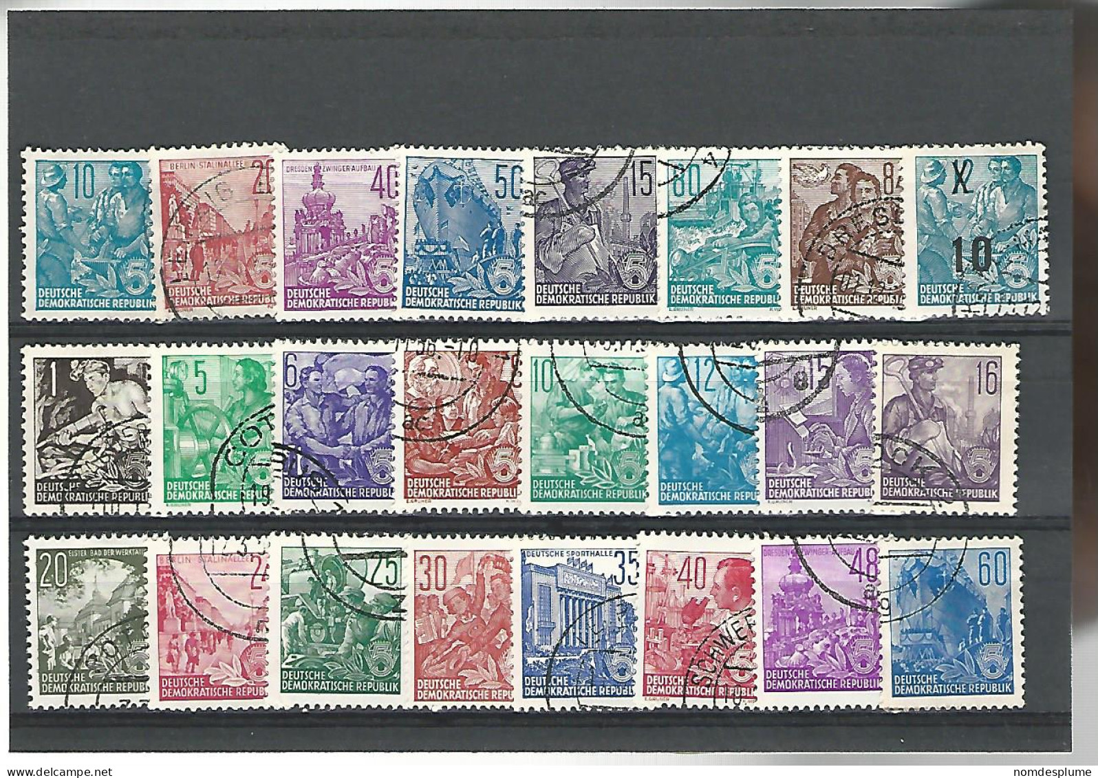 54433 ) Collection Germany Overprint - Sammlungen