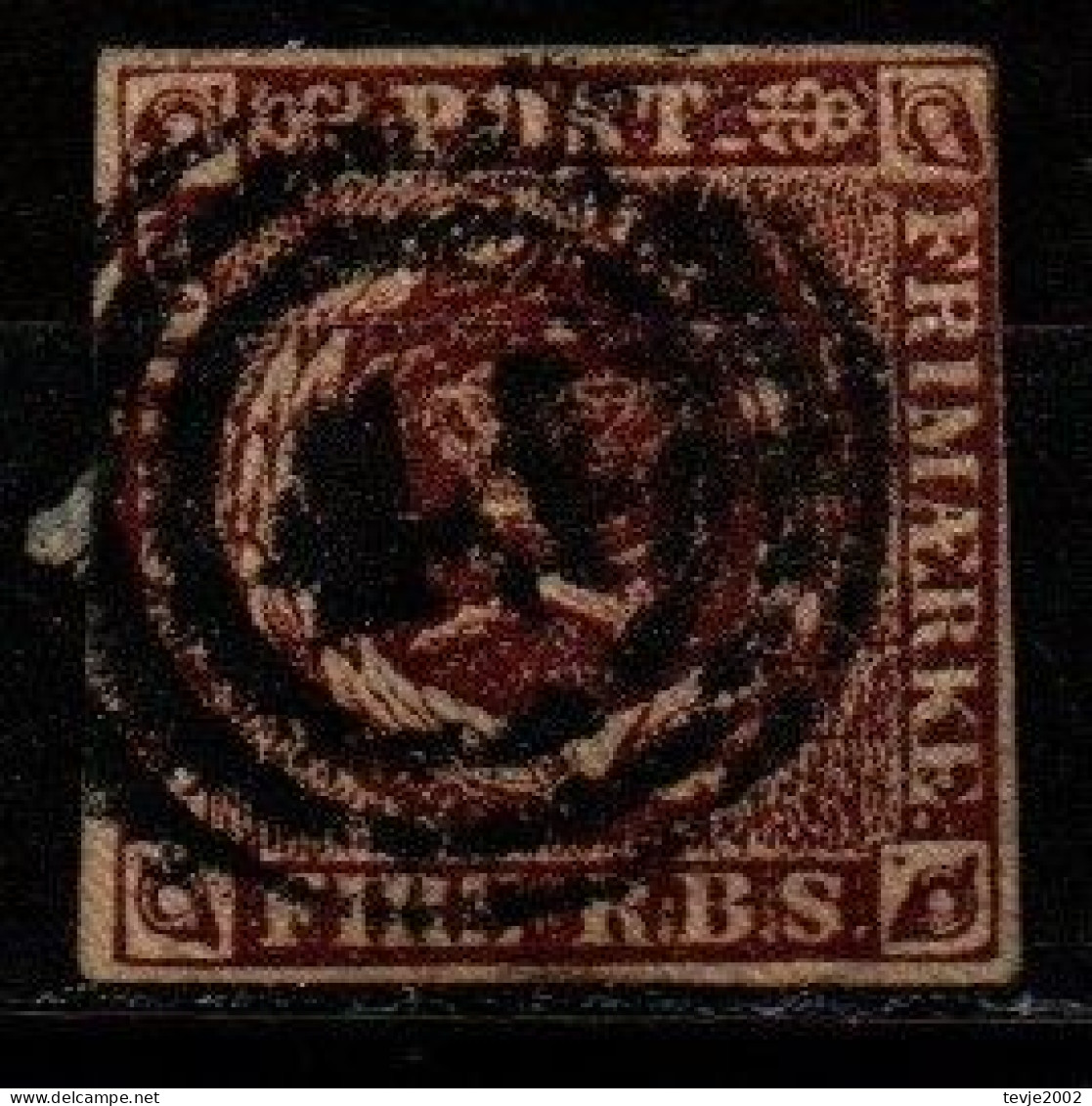 Dänemark 1852 - Mi.Nr. 1 - Gestempelt Used - Used Stamps