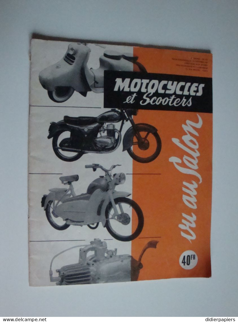 Revue Motocycles Et Scooters,1954,salon De Paris,John Surtees,Collot Champion De France - Motorrad