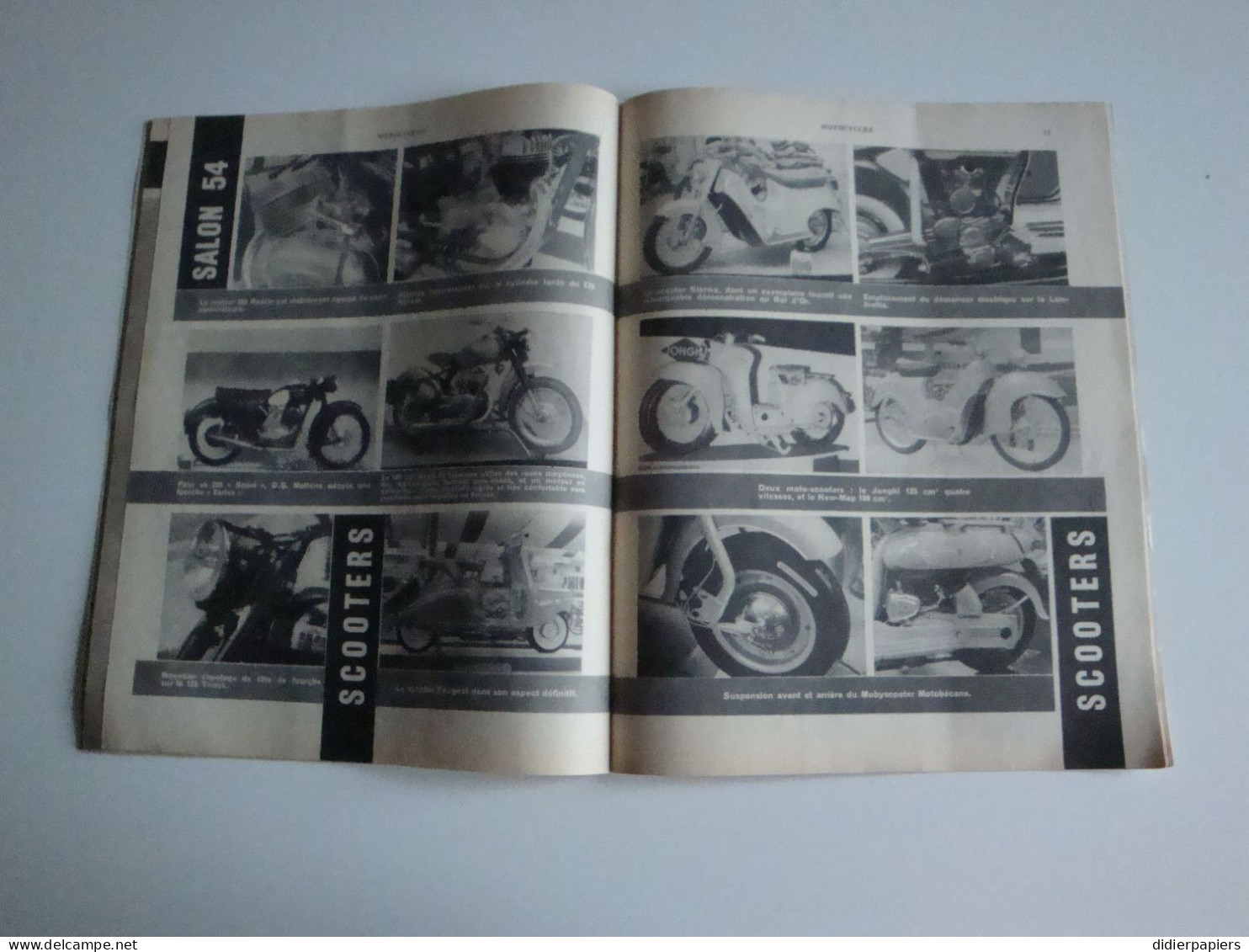Revue Motocycles Et Scooters,1954,salon De Paris,John Surtees,Collot Champion De France - Motorrad