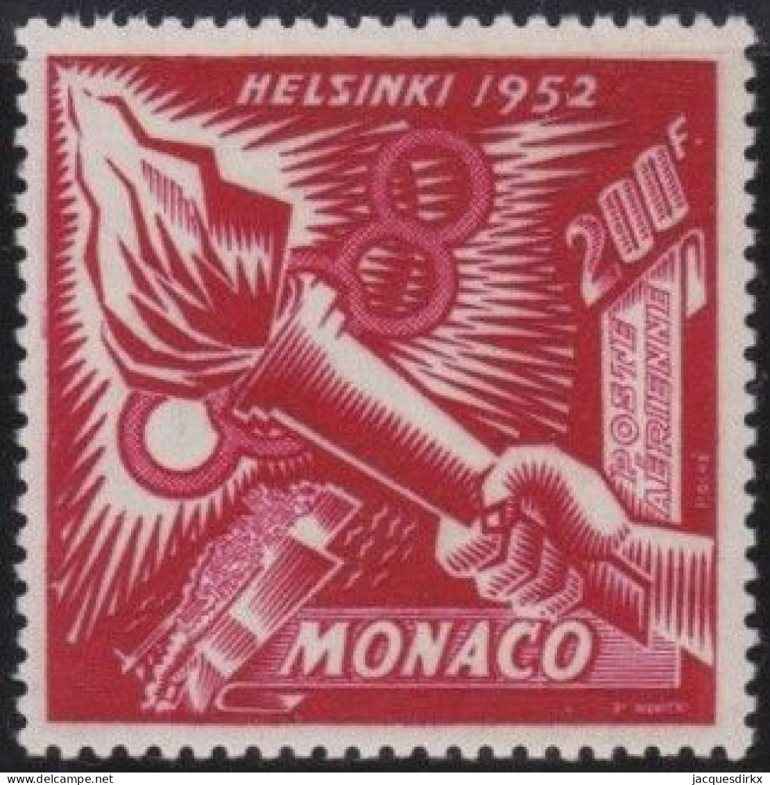 Monaco     .  Y&T   .   PA 54  .  **  .    Neuf Avec Gomme Et SANS Charnière - Luchtpost