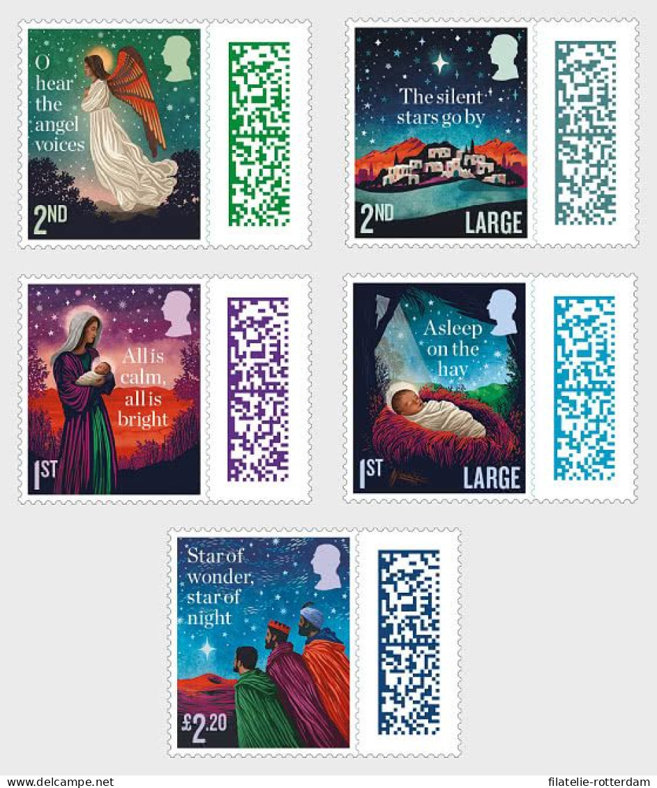 Great Britain / Groot-Brittannië - Postfris / MNH - Complete Set Christmas 2023 - Sin Clasificación