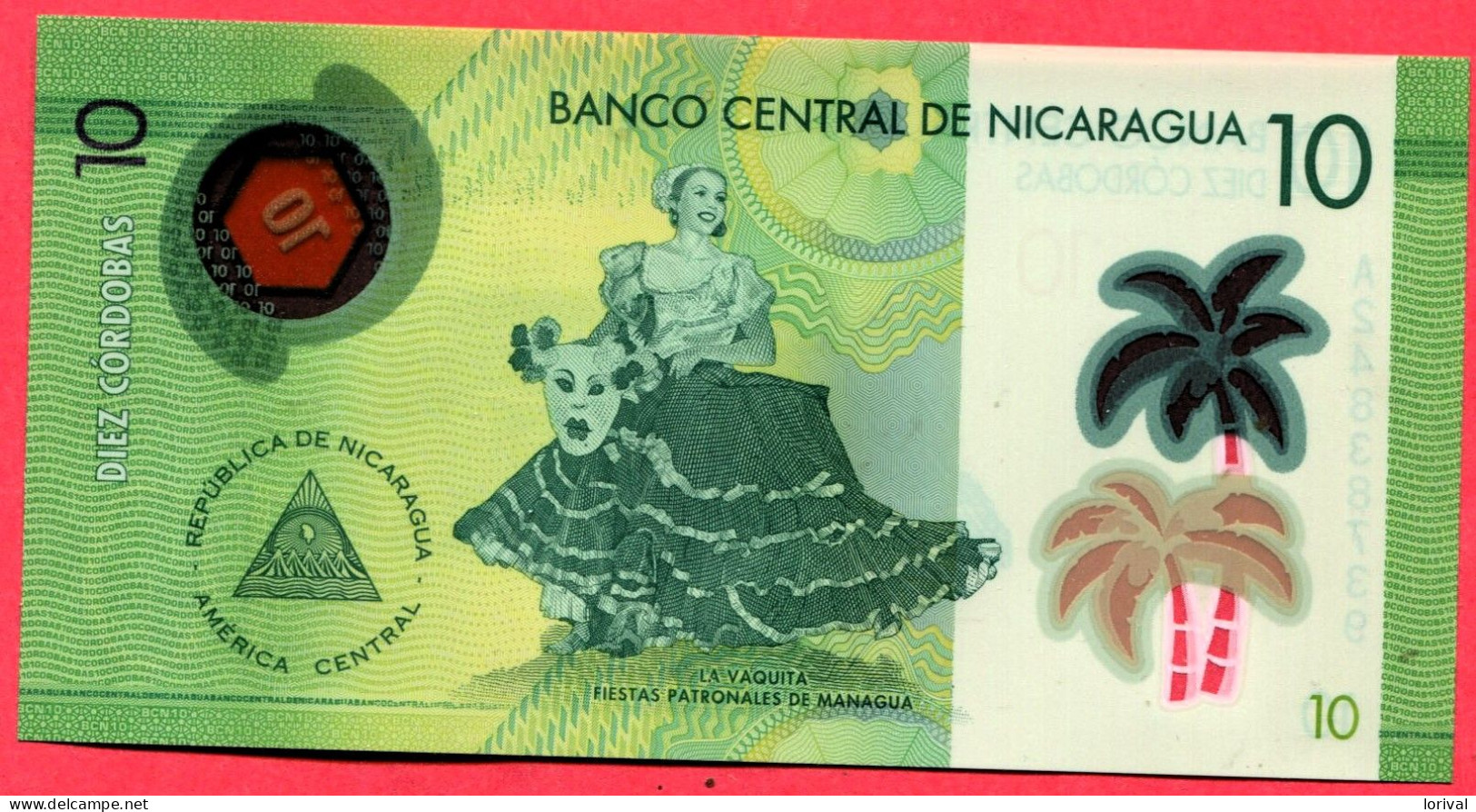 10 Cordoba Neuf 3 Euros - Nicaragua