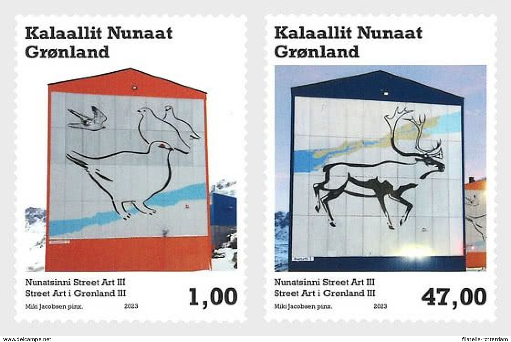 Greenland / Groenland - Postfris / MNH - Complete Set Street Art 2023 - Unused Stamps