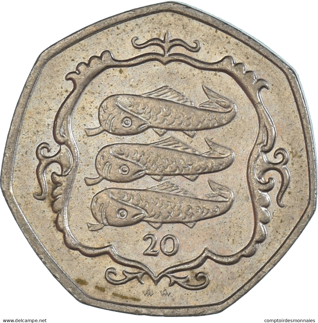 Monnaie, Île De Man, 20 Pence, 1987 - Eiland Man