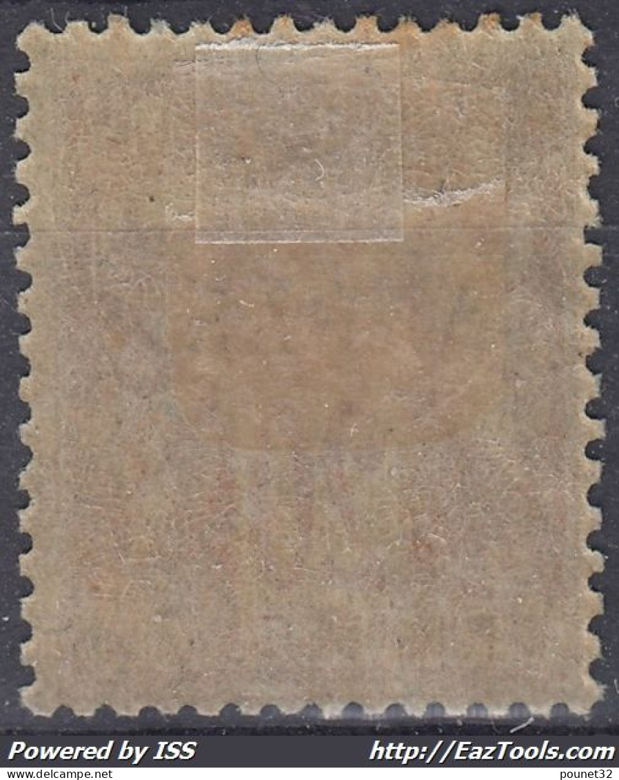 TIMBRE ZANZIBAR SAGE SURCHARGE 2 ANNAS N° 4 NEUF * GOMME AVEC CHARNIERE - Unused Stamps